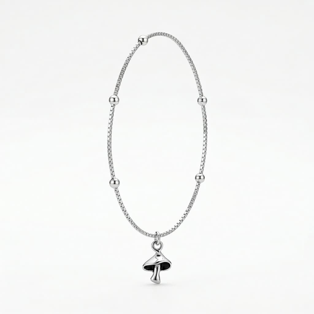 Mushroom head Anklet